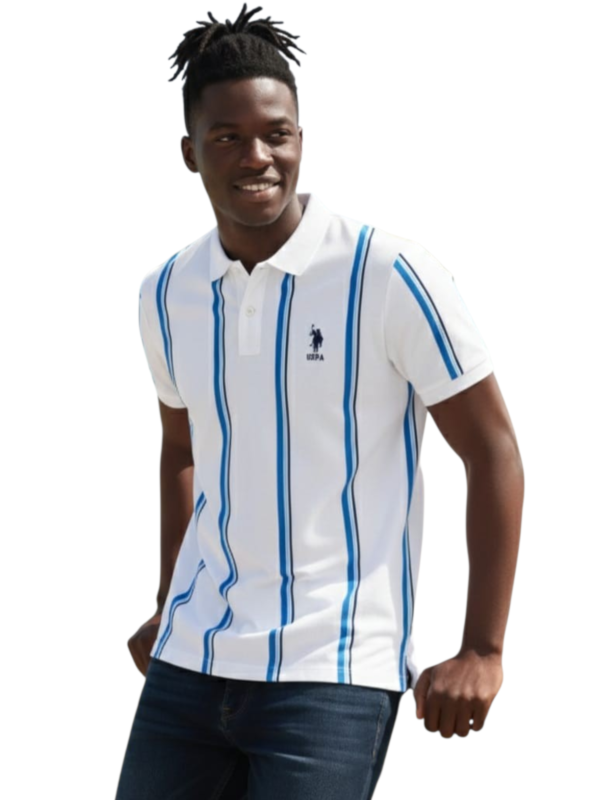 Men Cotton Matty Striped Polo T-Shirt | Regular Fit | Half Sleeve | Casual Daily Wear | Buy 1 Get 3