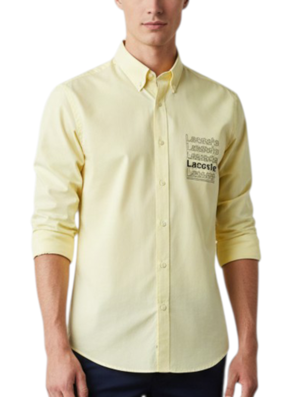 Lacoste lemon Regular fit shirt
