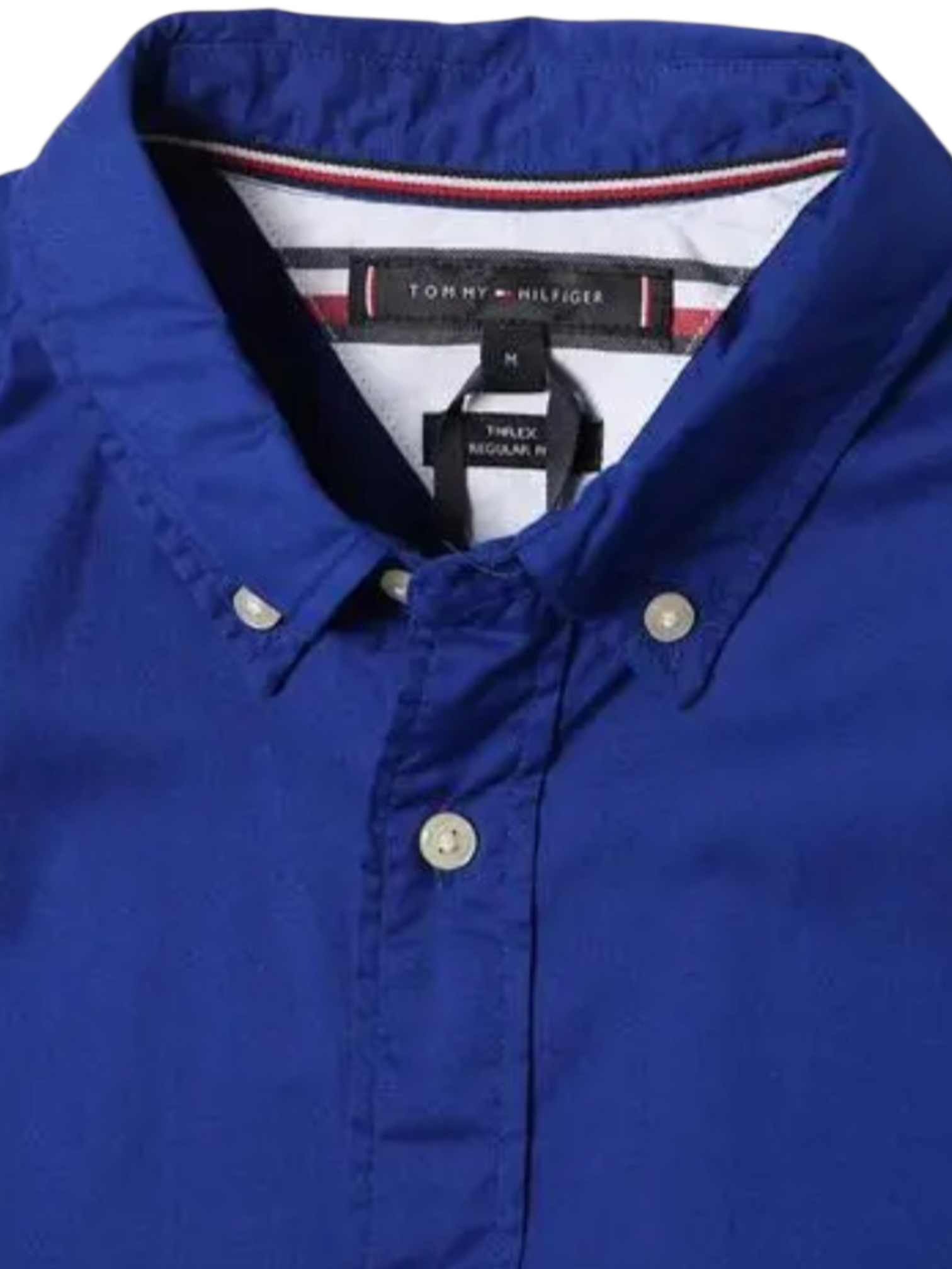 Tommy Hilfiger Men's Solid Regular Fit Shirt - Image 4