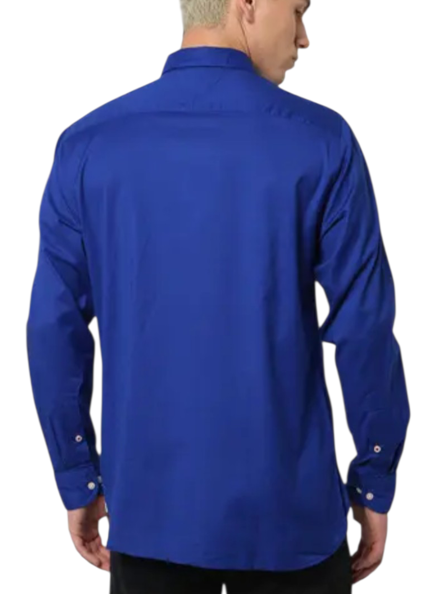 Tommy Hilfiger Men's Solid Regular Fit Shirt - Image 3