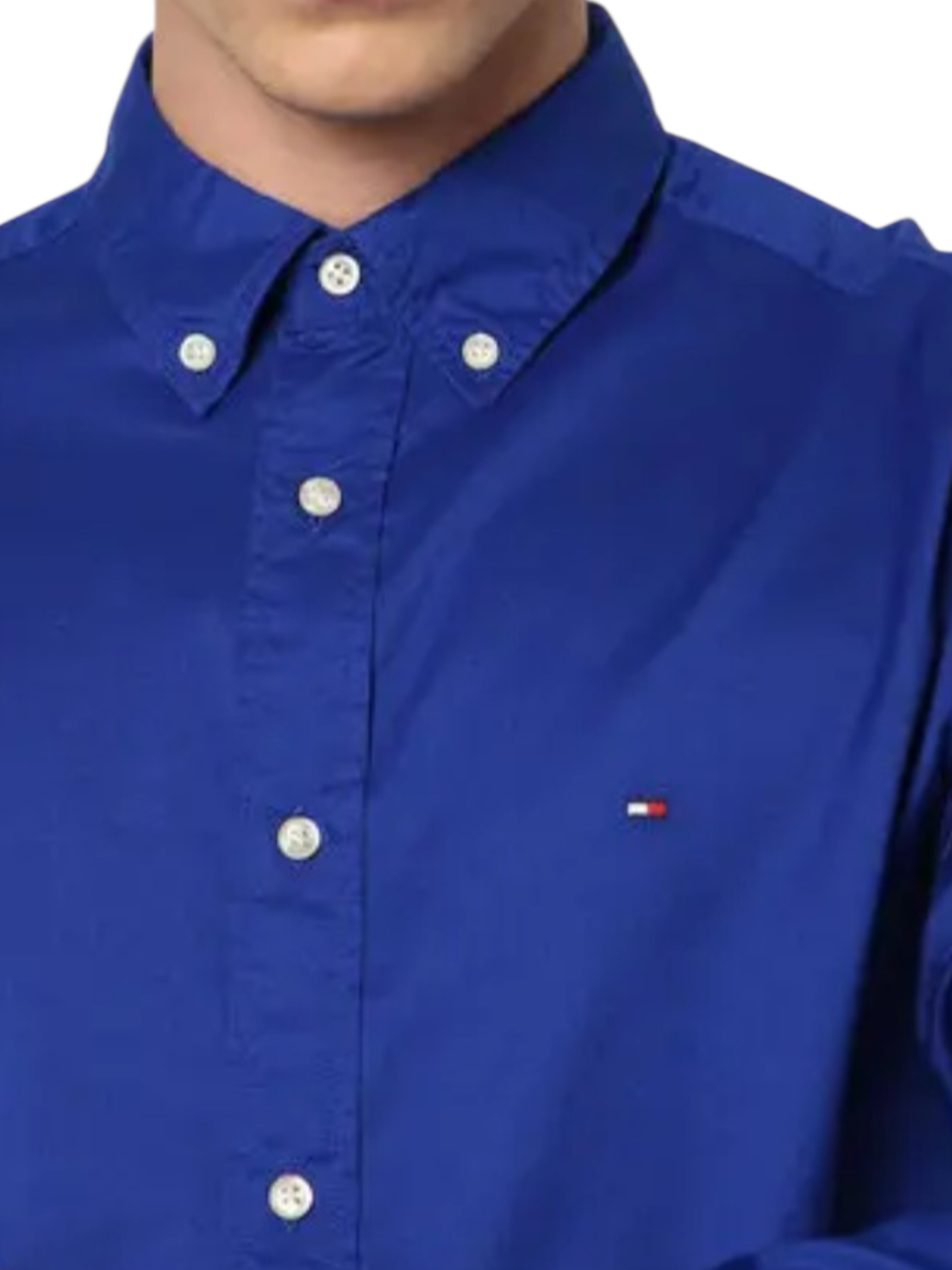 Tommy Hilfiger Men's Solid Regular Fit Shirt - Image 2