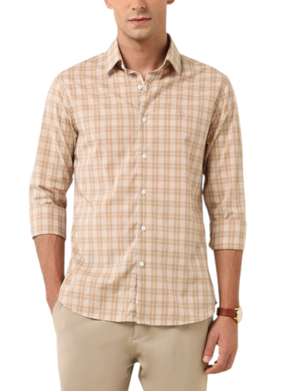 U.S. Polo Assn. tailoerd fit tallersall checked casual shirt