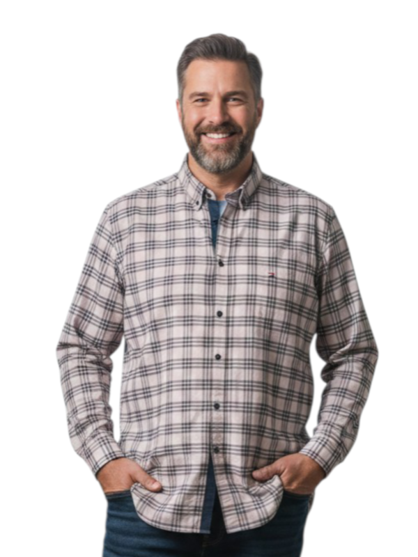 Tommy Hilfiger Men Regular Fit Solid Casual Shirt (100% Cotton, Full Sleeve)