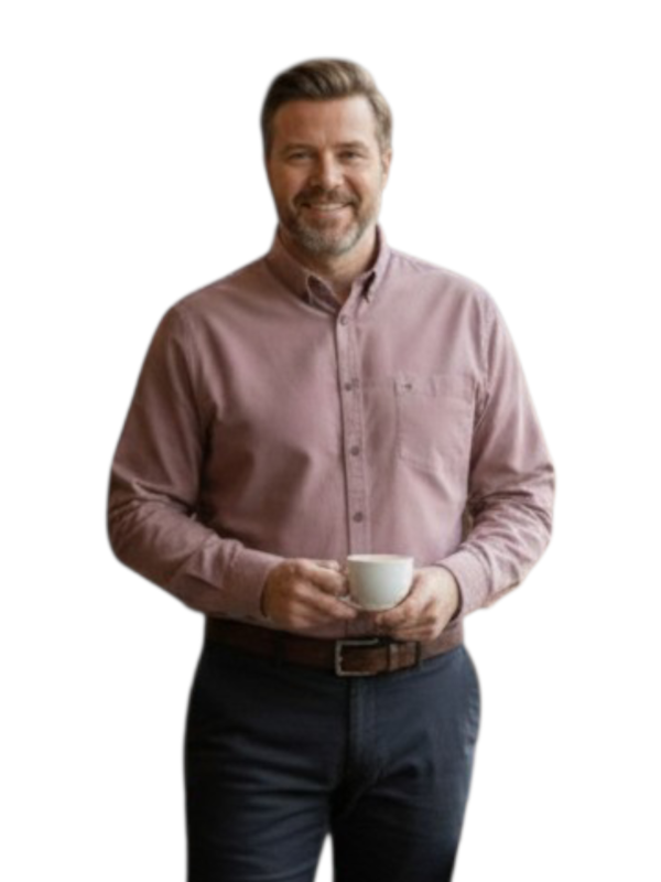 Tommy Hilfiger Men Regular Fit Solid Casual Shirt (100% Cotton, Full Sleeve)