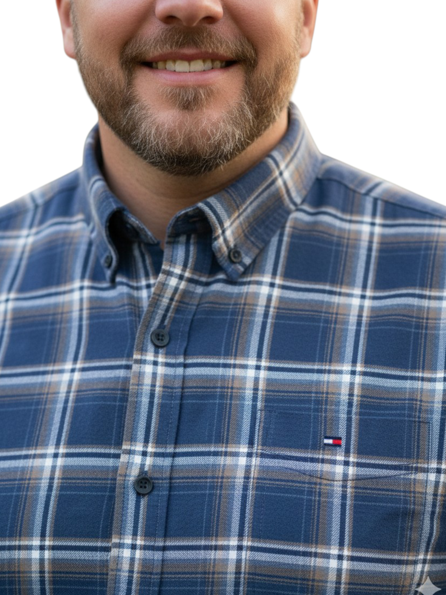 Tommy Hilfiger Men Regular Fit Solid Casual Shirt (100% Cotton, Full Sleeve) - Image 4