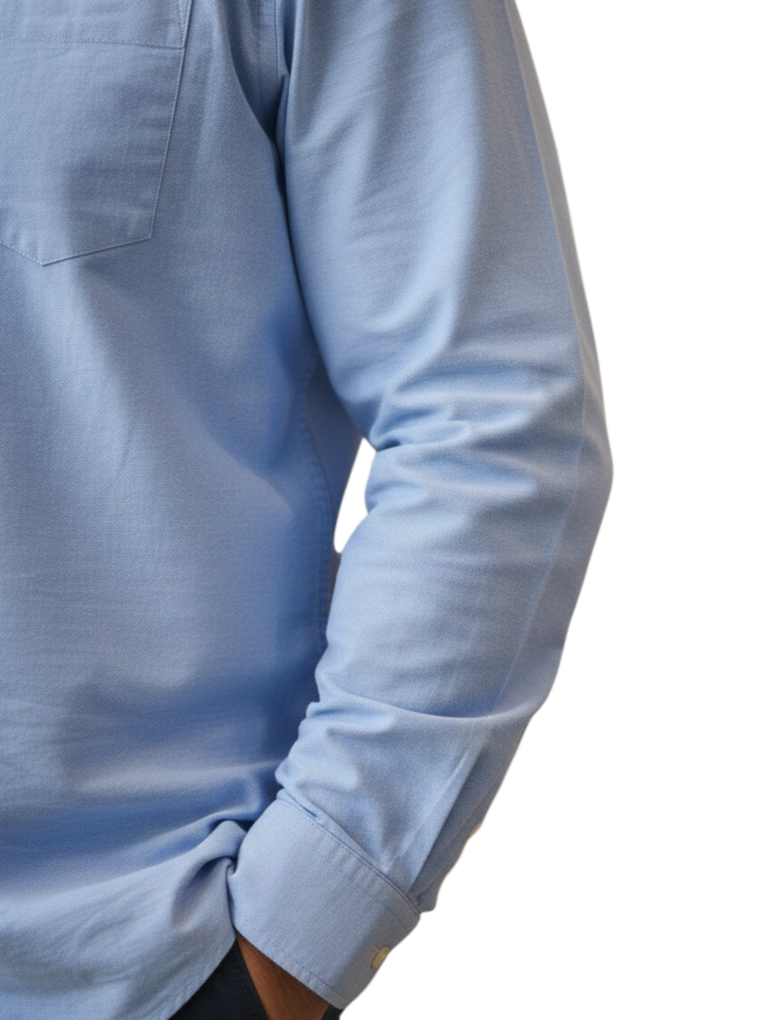 Tommy Hilfiger Men Regular Fit Solid Casual Shirt (100% Cotton, Full Sleeve) - Image 3