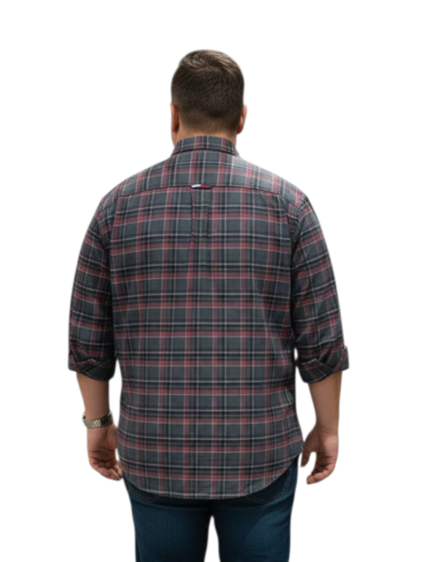 Tommy Hilfiger Men Regular Fit Solid Casual Shirt (100% Cotton, Full Sleeve)