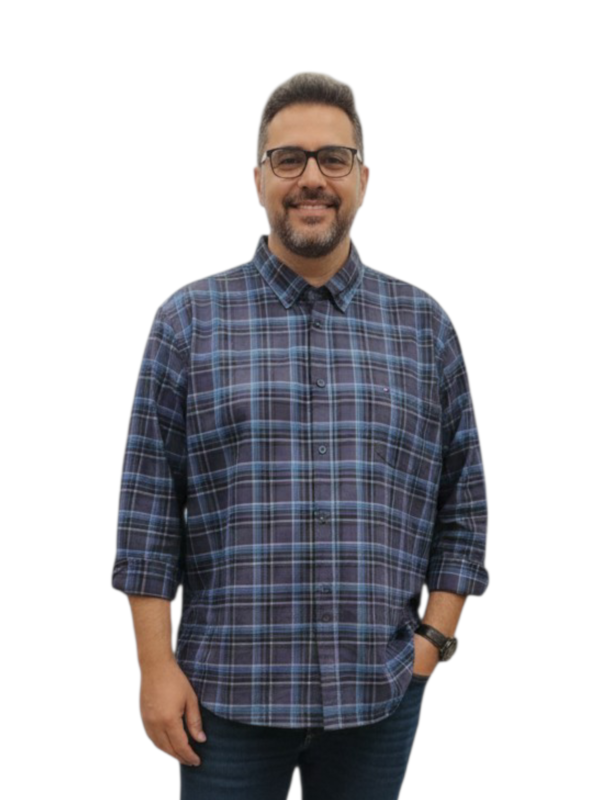 Tommy Hilfiger Men Regular Fit Solid Casual Shirt (100% Cotton, Full Sleeve)